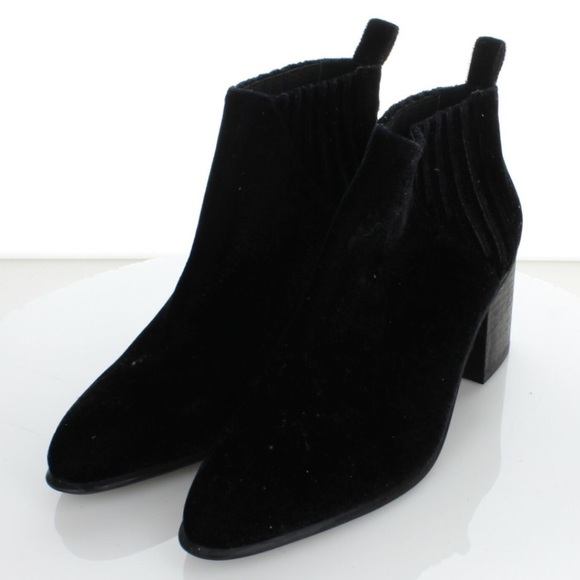 Jeffrey Campbell Shoes - JEFFREY CAMPBELL Viggo Black Velvet Bootie NEW